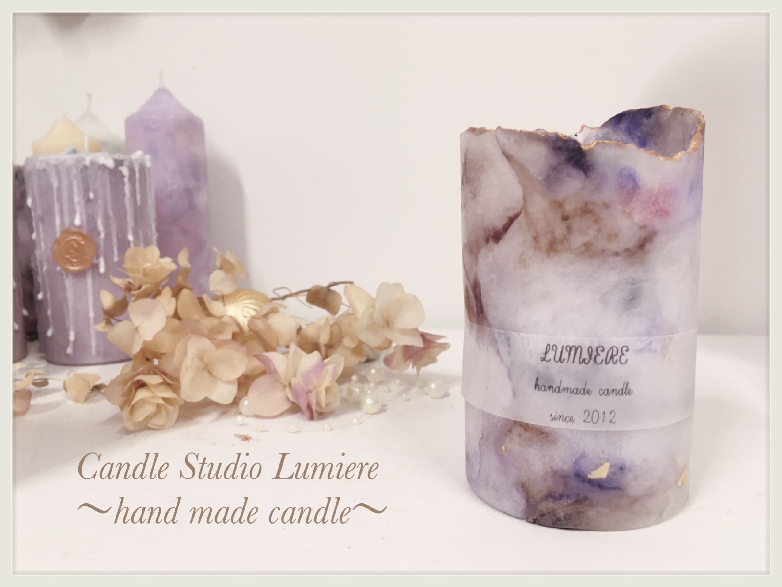 ▷◁ストーンキャンドルの画像2