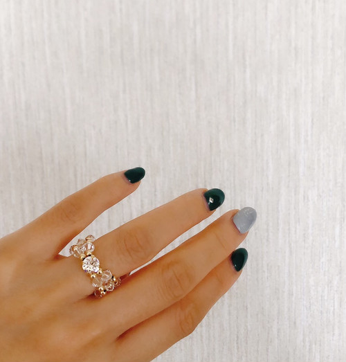 【送料無料】swarovski crystal bijou ringの画像2