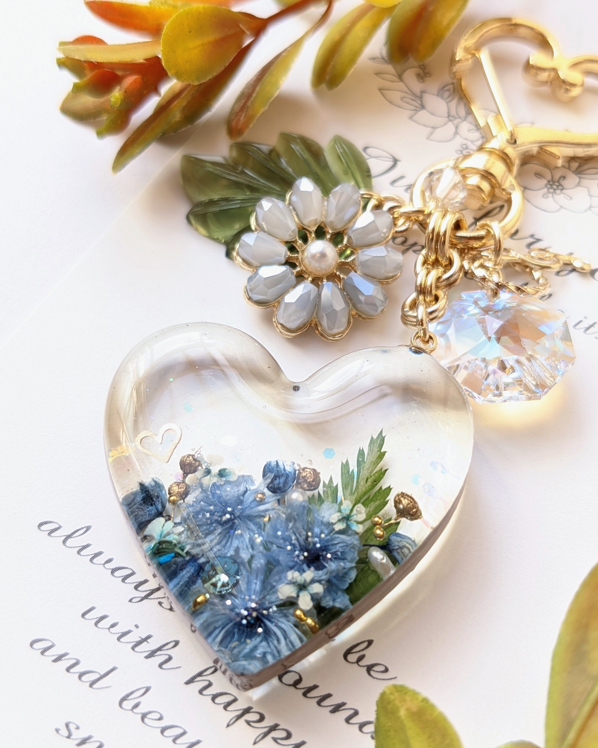 ハートのカスミソウ💙の画像3