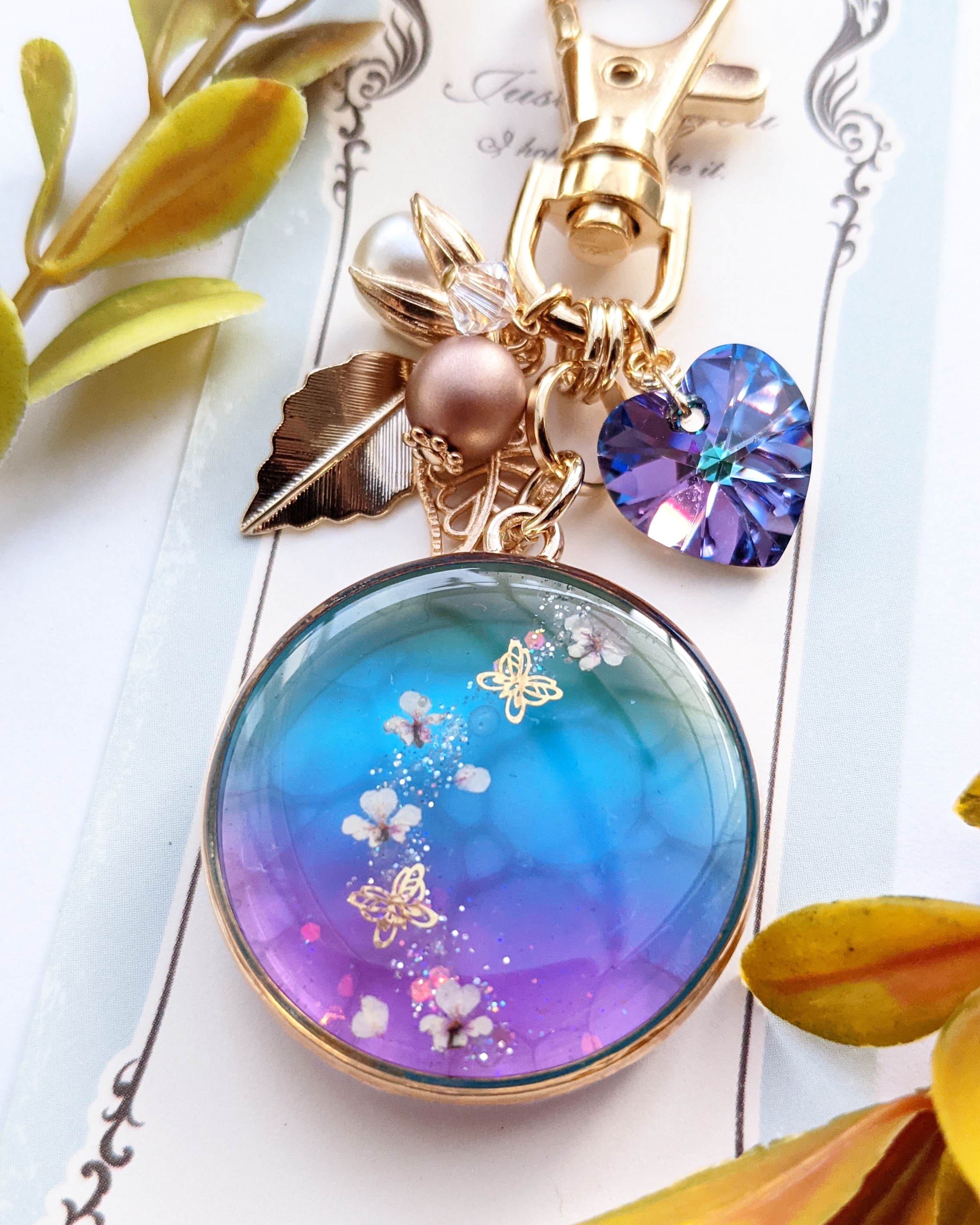 蝶と華❀水面グラデーション　Aの画像2