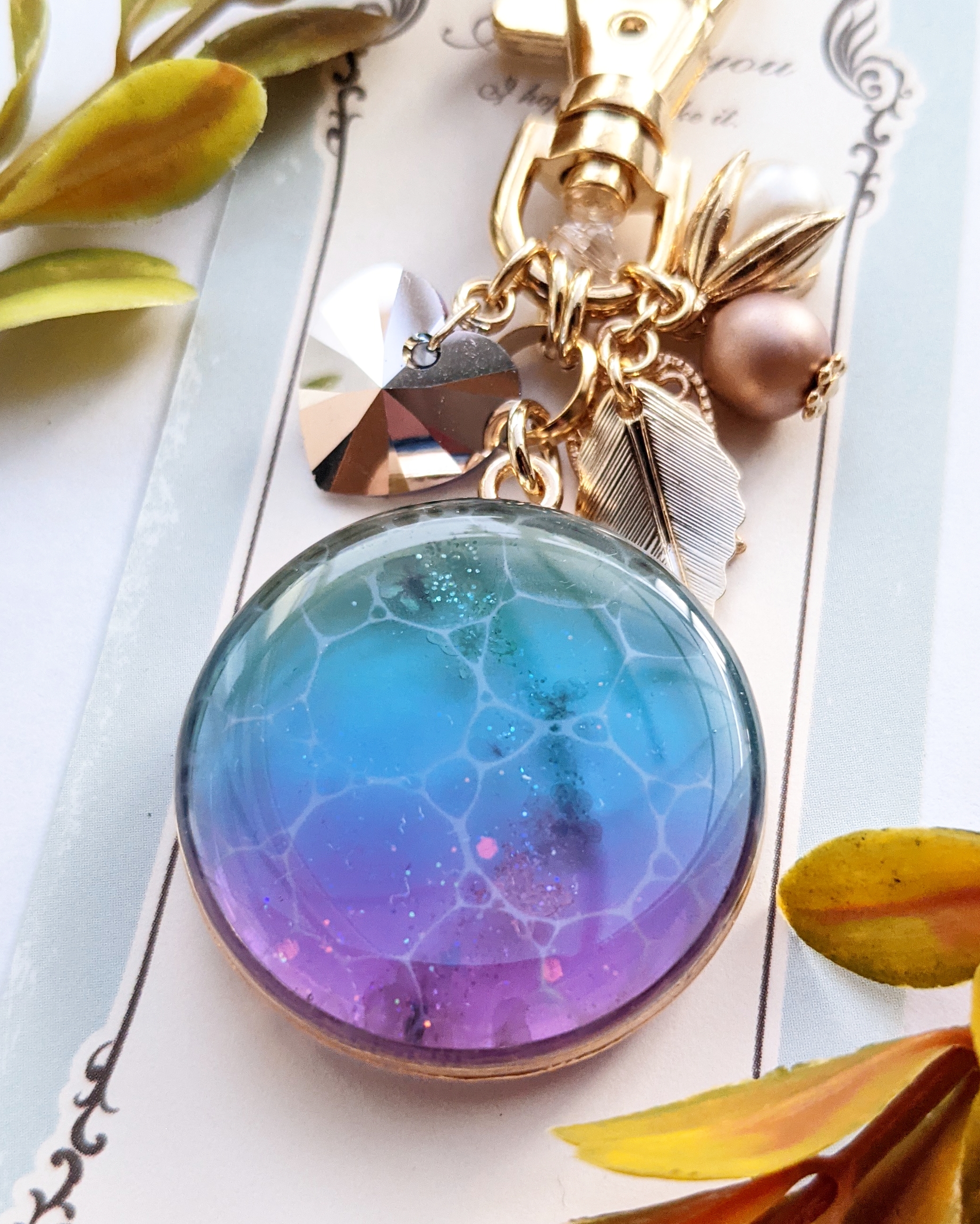 蝶と華❀水面グラデーション　Aの画像3