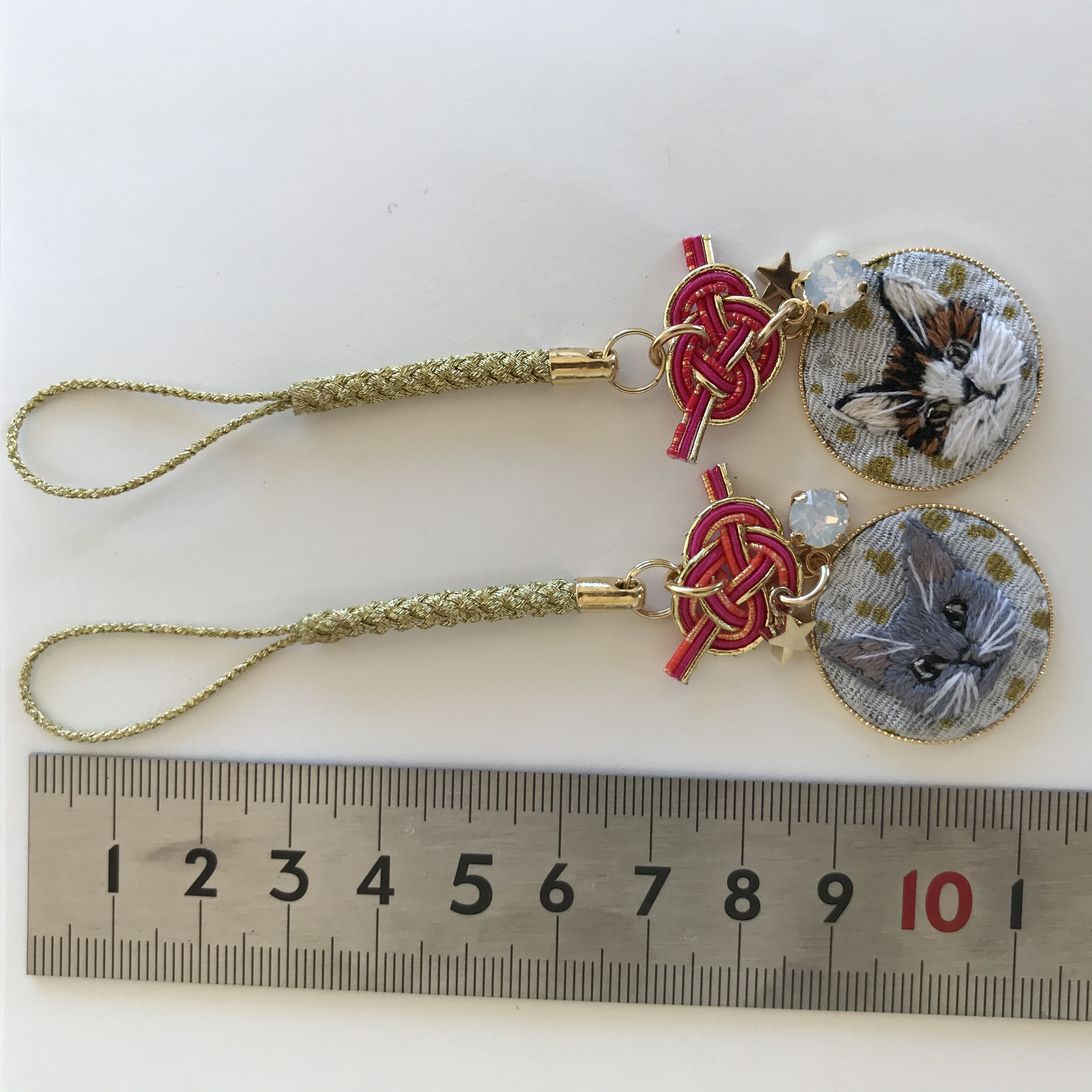 キャットモチーフ　根付　ロシアンブルーの画像3