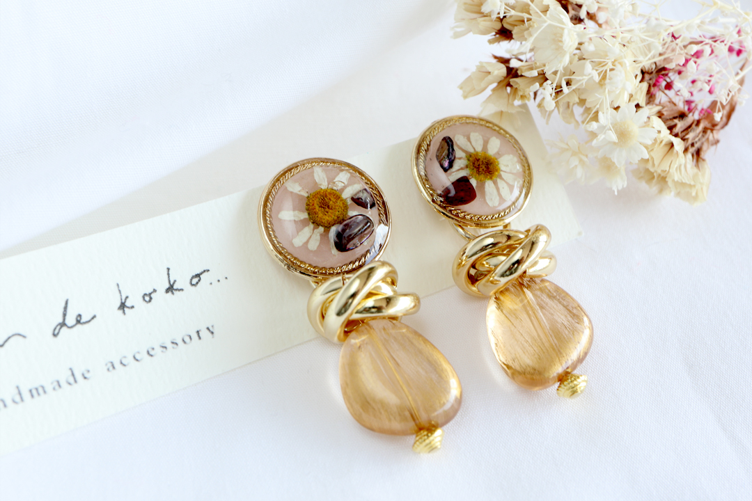 ヴィンテージパーツ＆ラウンドフラワーの画像3