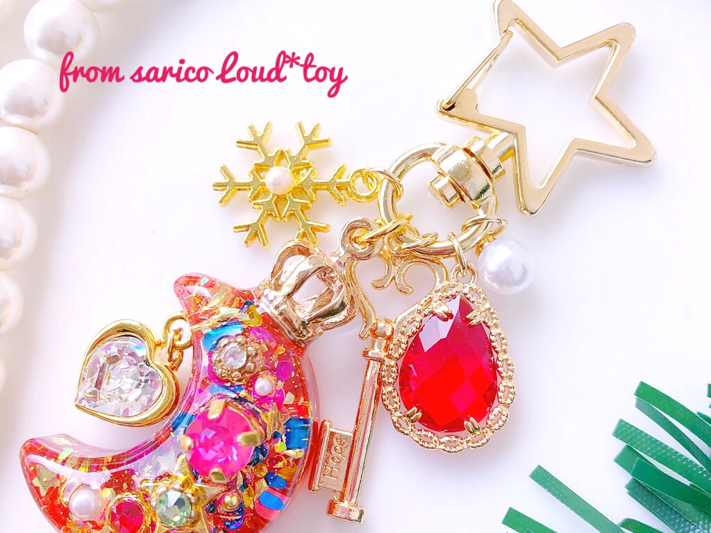 冬のお月さまチャーム/christmasの画像3