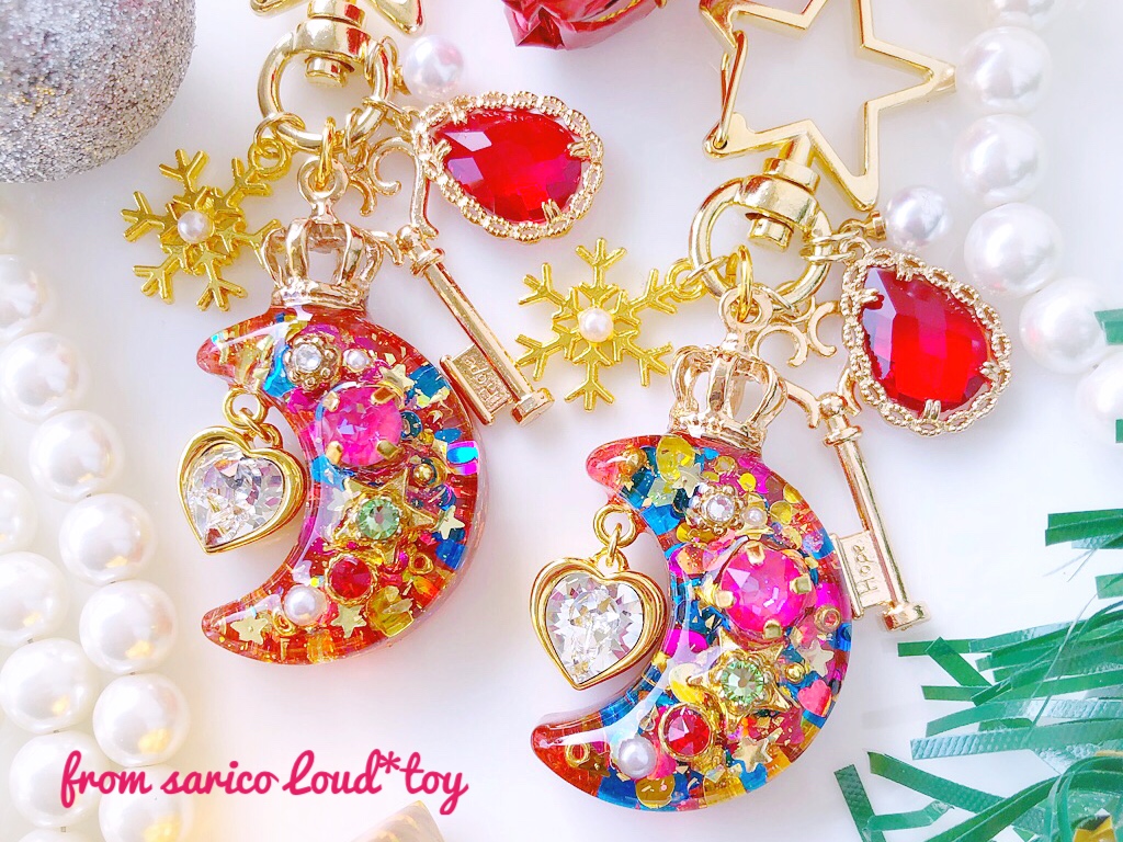 冬のお月さまチャーム/christmasの画像4