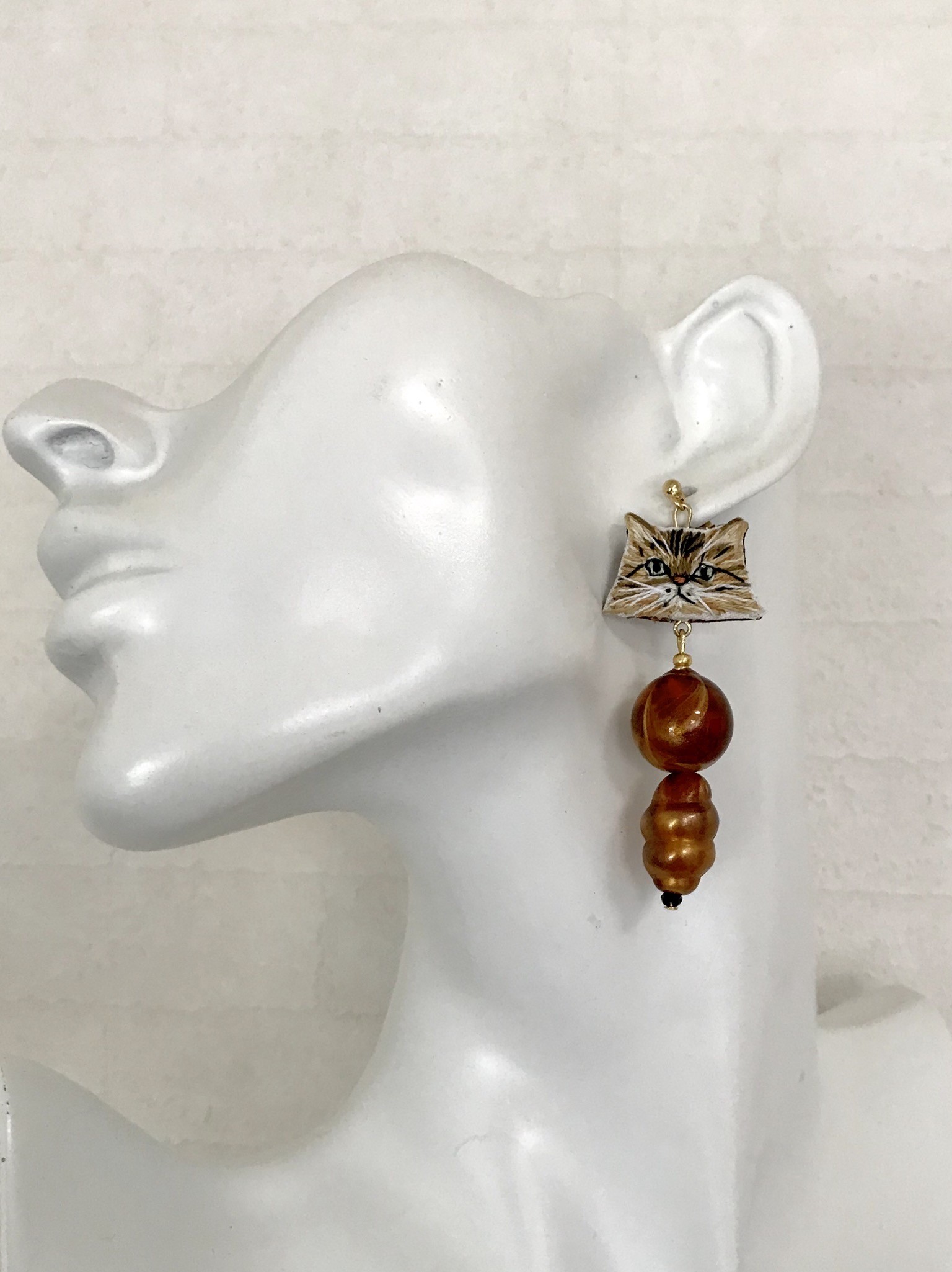 チンチラゴールデン ピアスの画像3