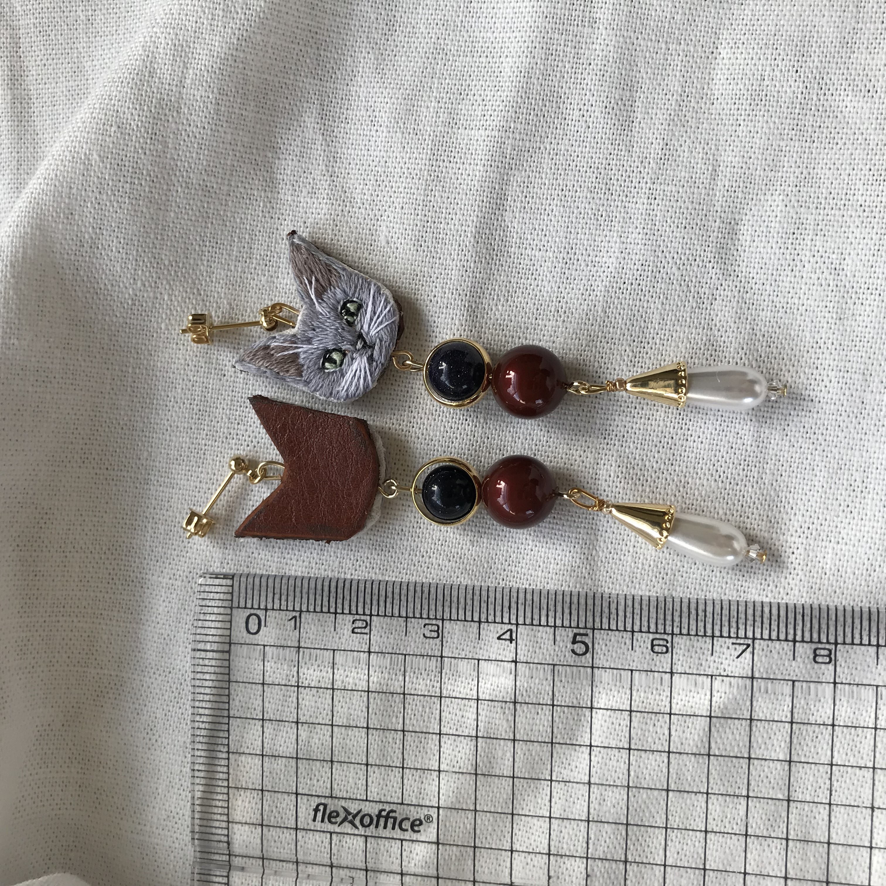 ムーンキャット ピアスの画像2