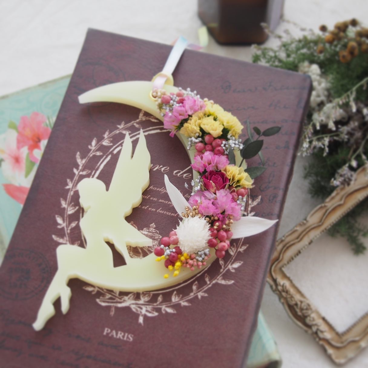 ティンカーベルのフラワーサシェ【プリザーブドフラワー】の画像3