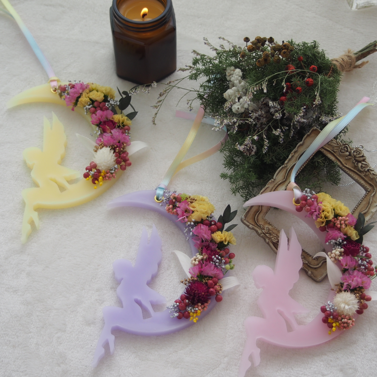 ティンカーベルのフラワーサシェ【プリザーブドフラワー】の画像5