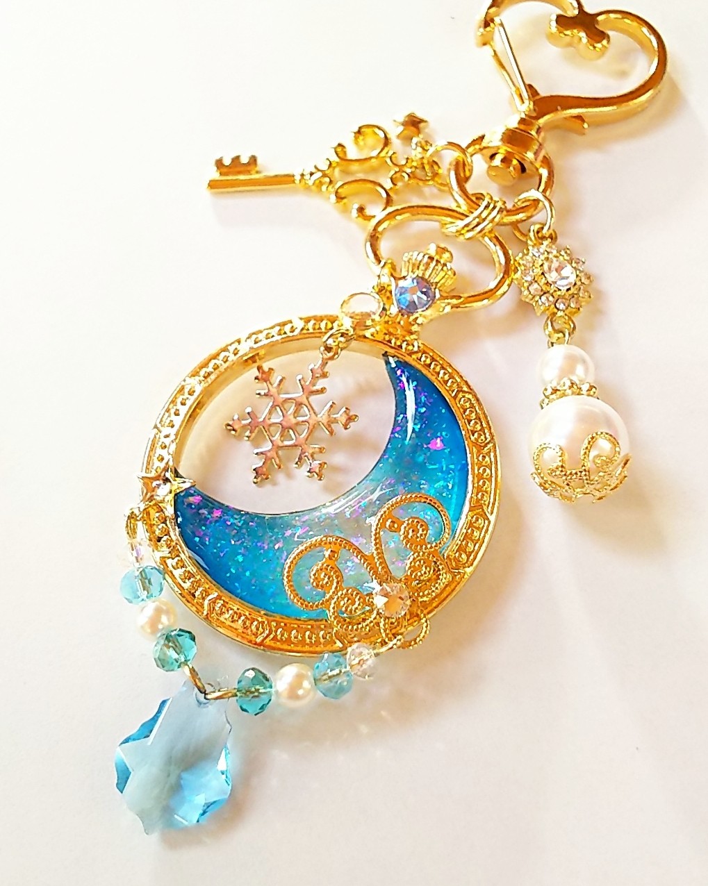 Snow bluemoon キーホルダーの画像2