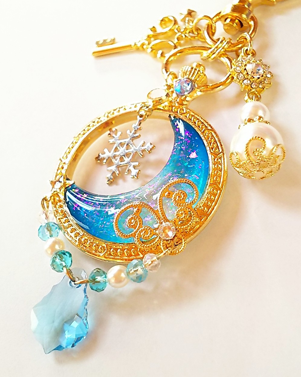 Snow bluemoon キーホルダーの画像3