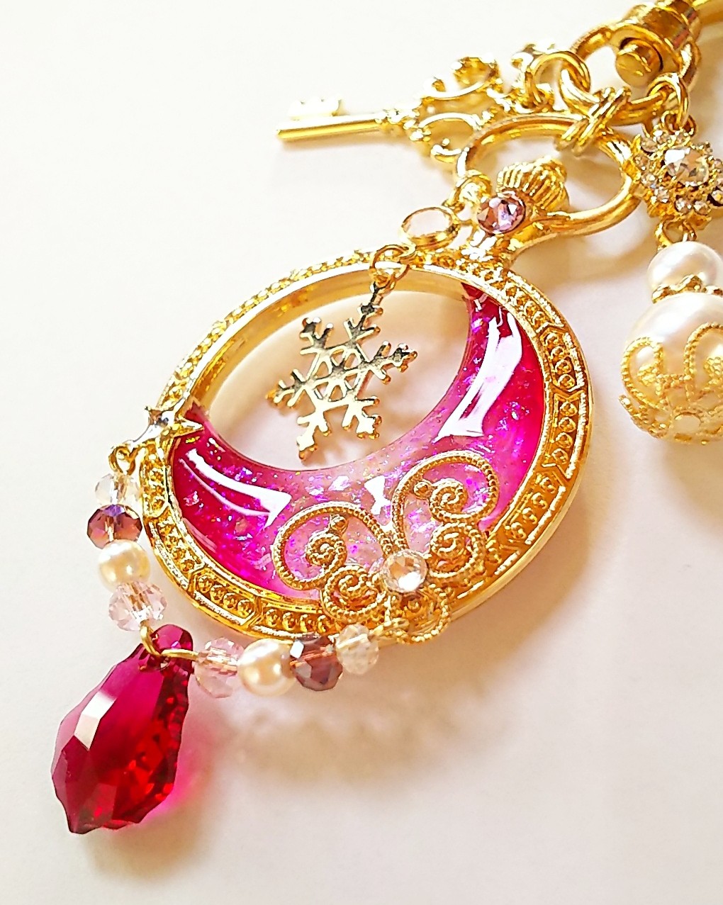 Snow purplemoon キーホルダーの画像3