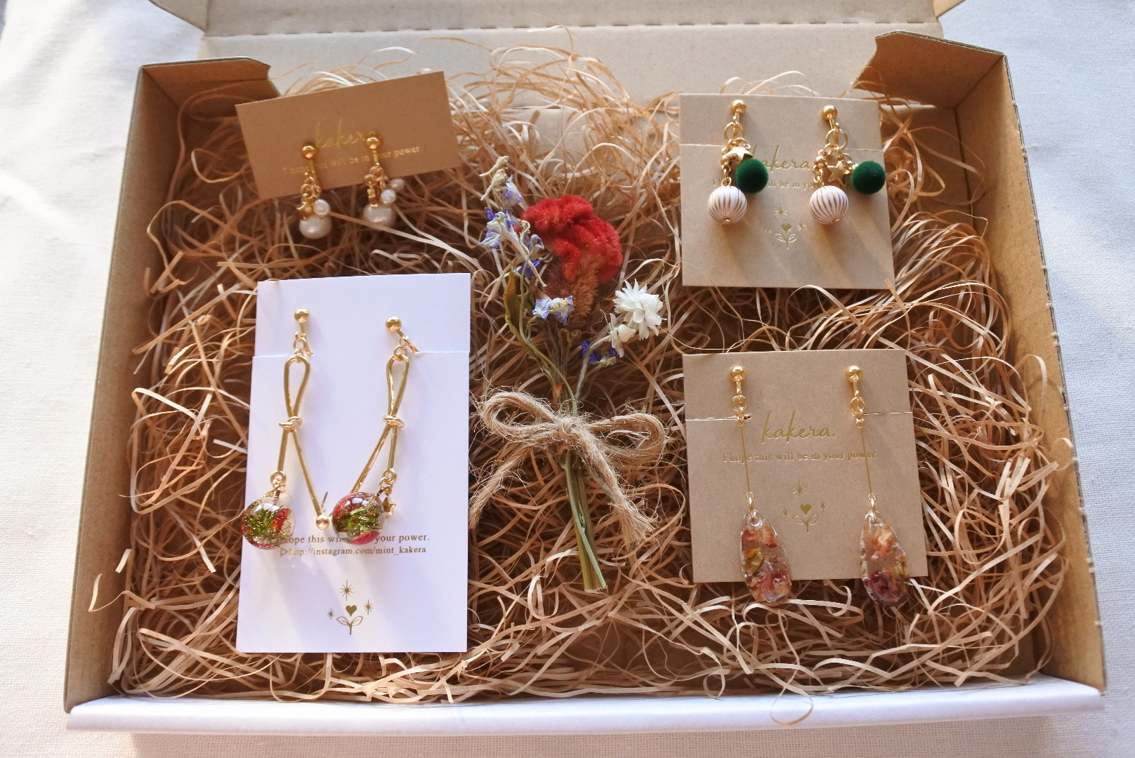 イヤリング福袋(retro flower)の画像2