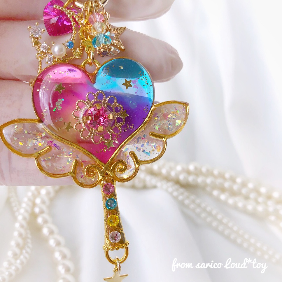 rainbow heart stick💓の画像3