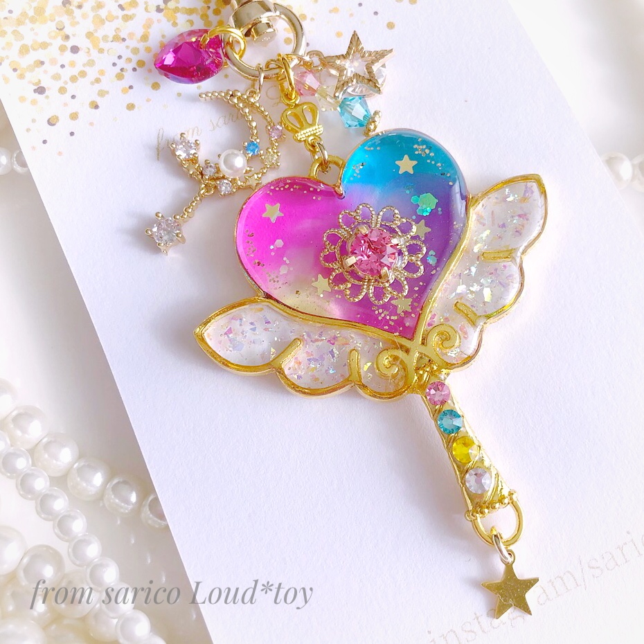 rainbow heart stick💓の画像4