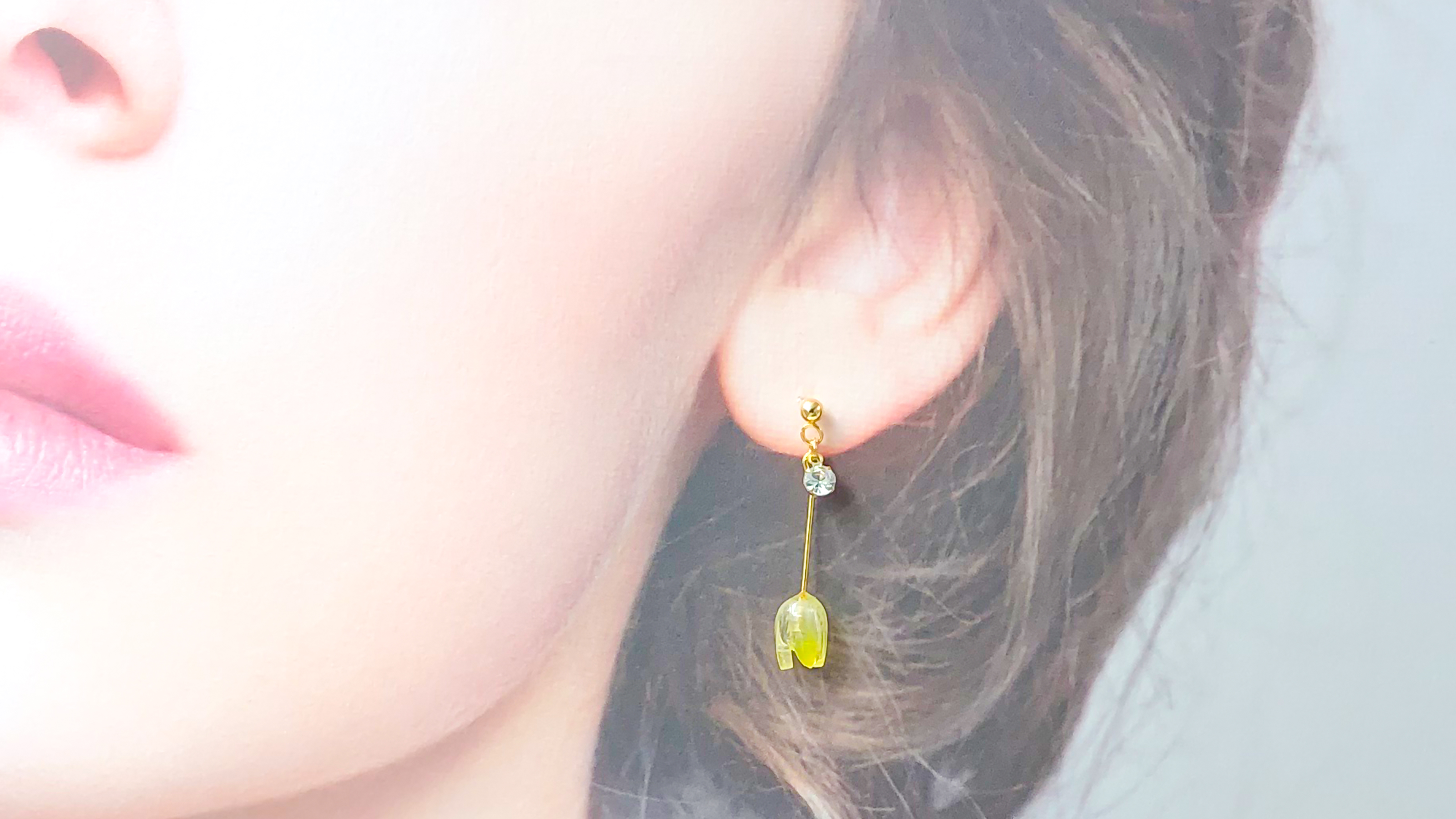 チューリップ𓂃𓈒𓏸ピアス･イヤリングの画像2