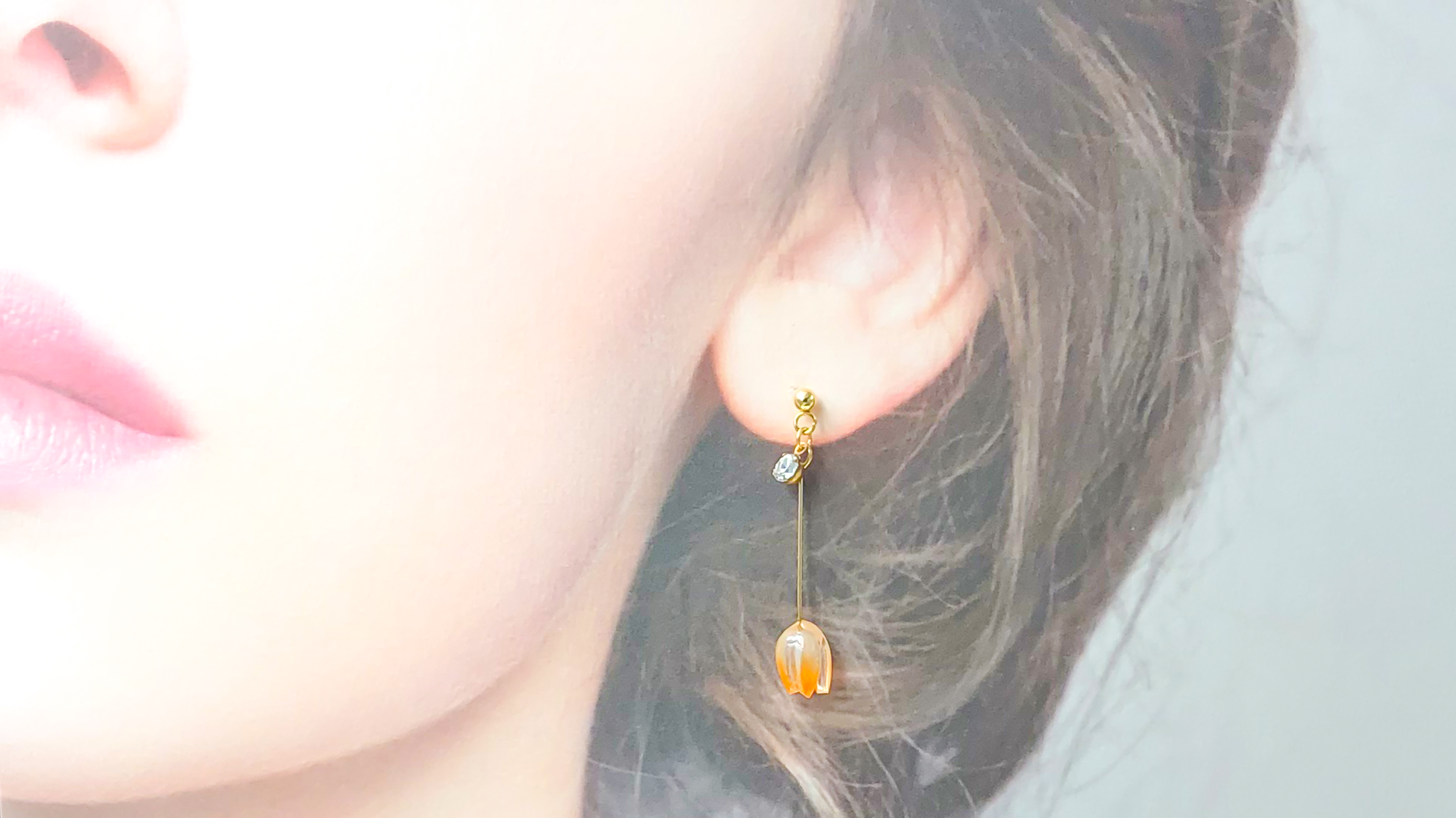 チューリップ𓂃𓈒𓏸ピアス･イヤリングの画像3