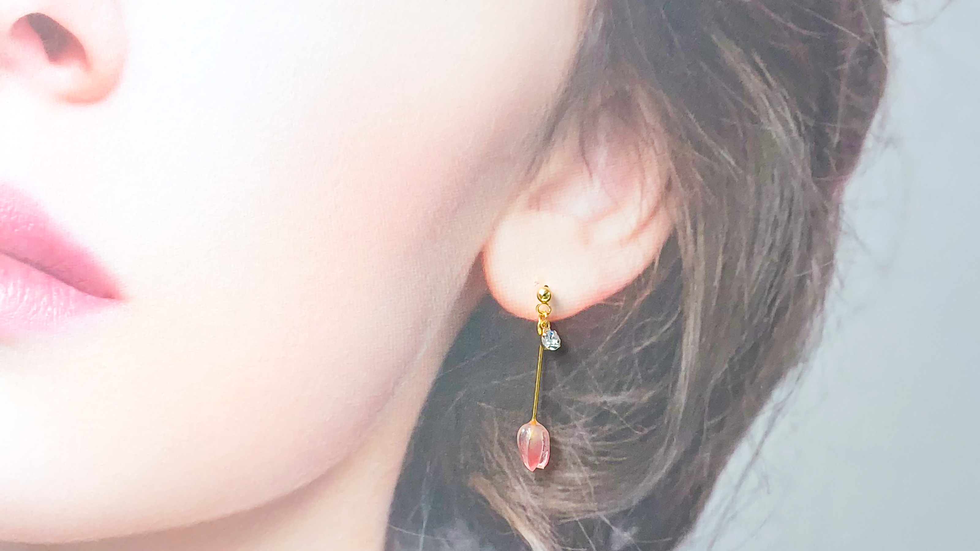 チューリップ𓂃𓈒𓏸ピアス･イヤリングの画像4