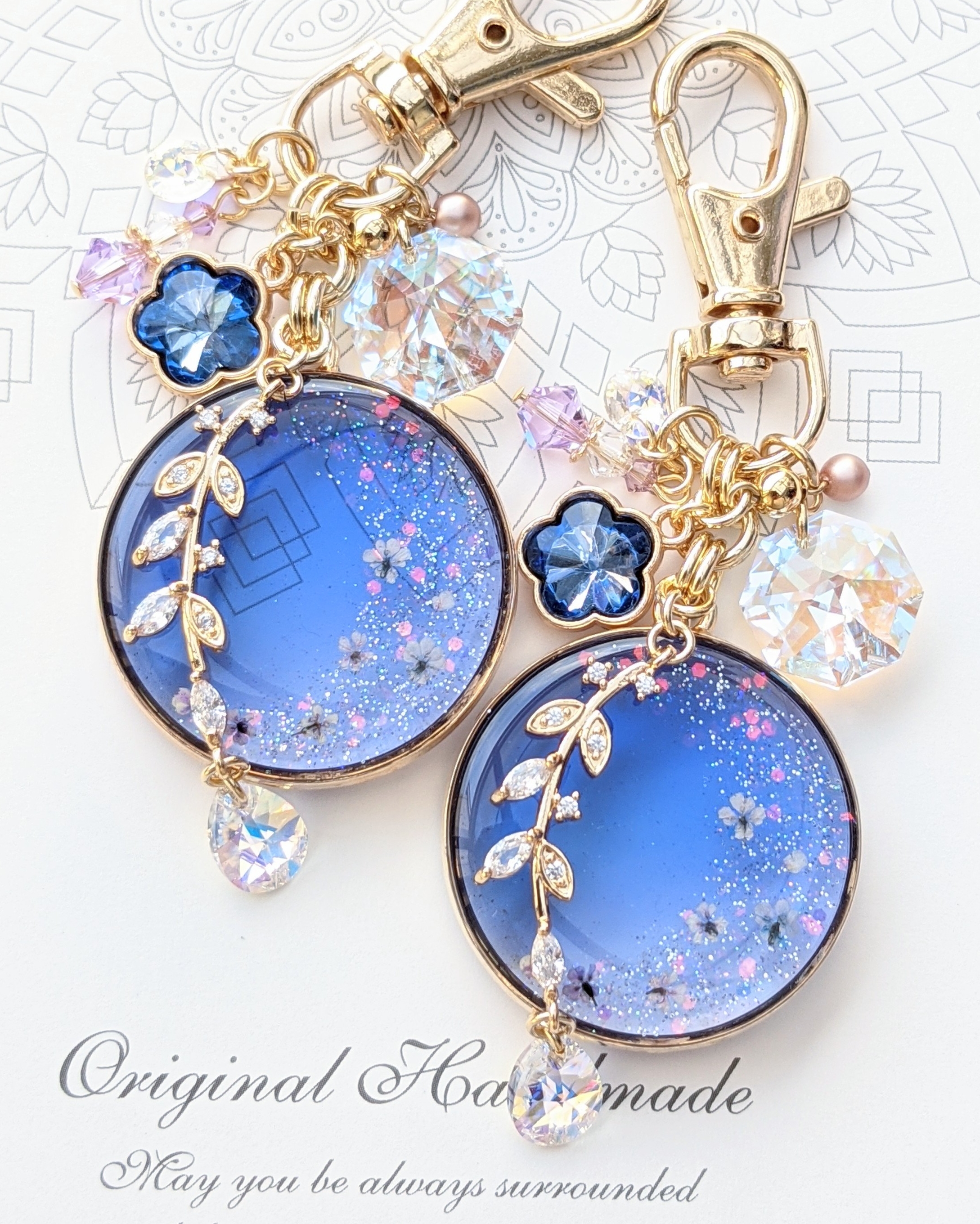 ★華が舞うラウンドキーホルダー.｡*🌼の画像2