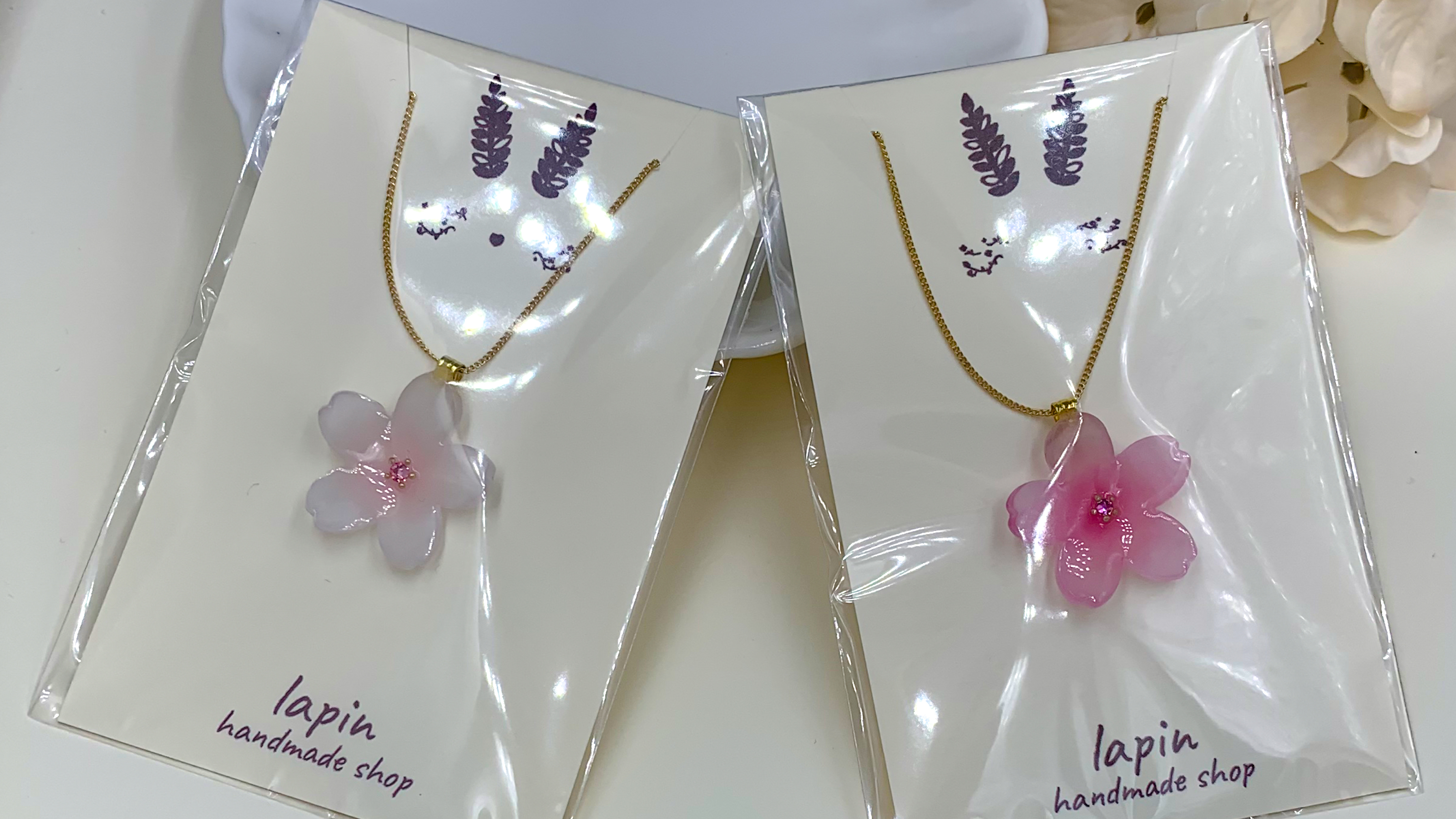 桜𓂃𓈒𓏸ネックレスの画像3