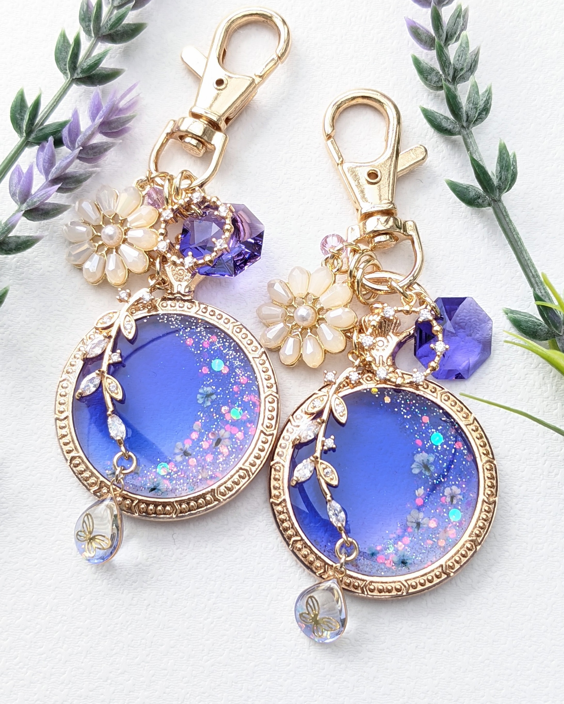 ★華が舞う懐中時計キーホルダー.｡*🌼の画像2