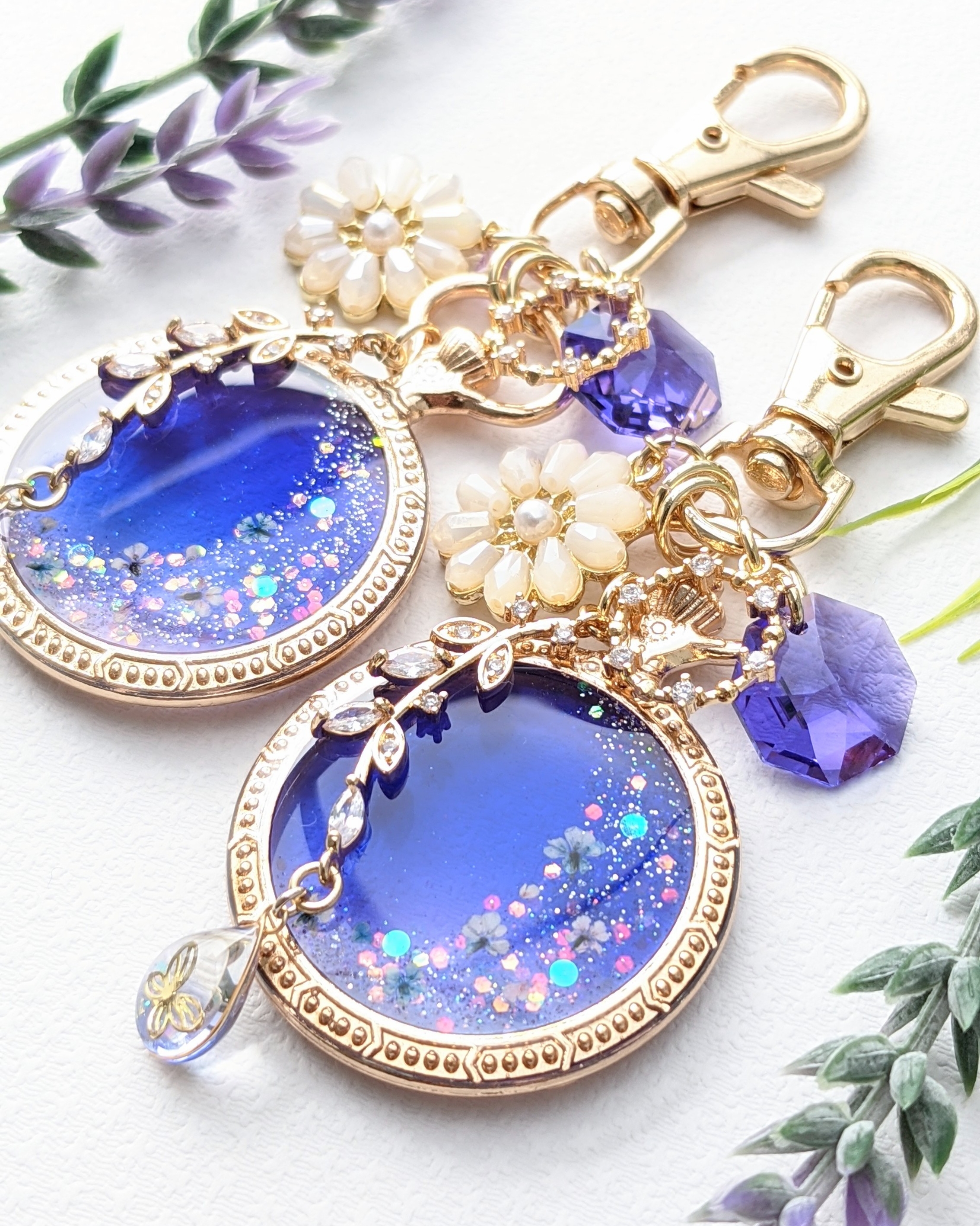 ★華が舞う懐中時計キーホルダー.｡*🌼の画像3