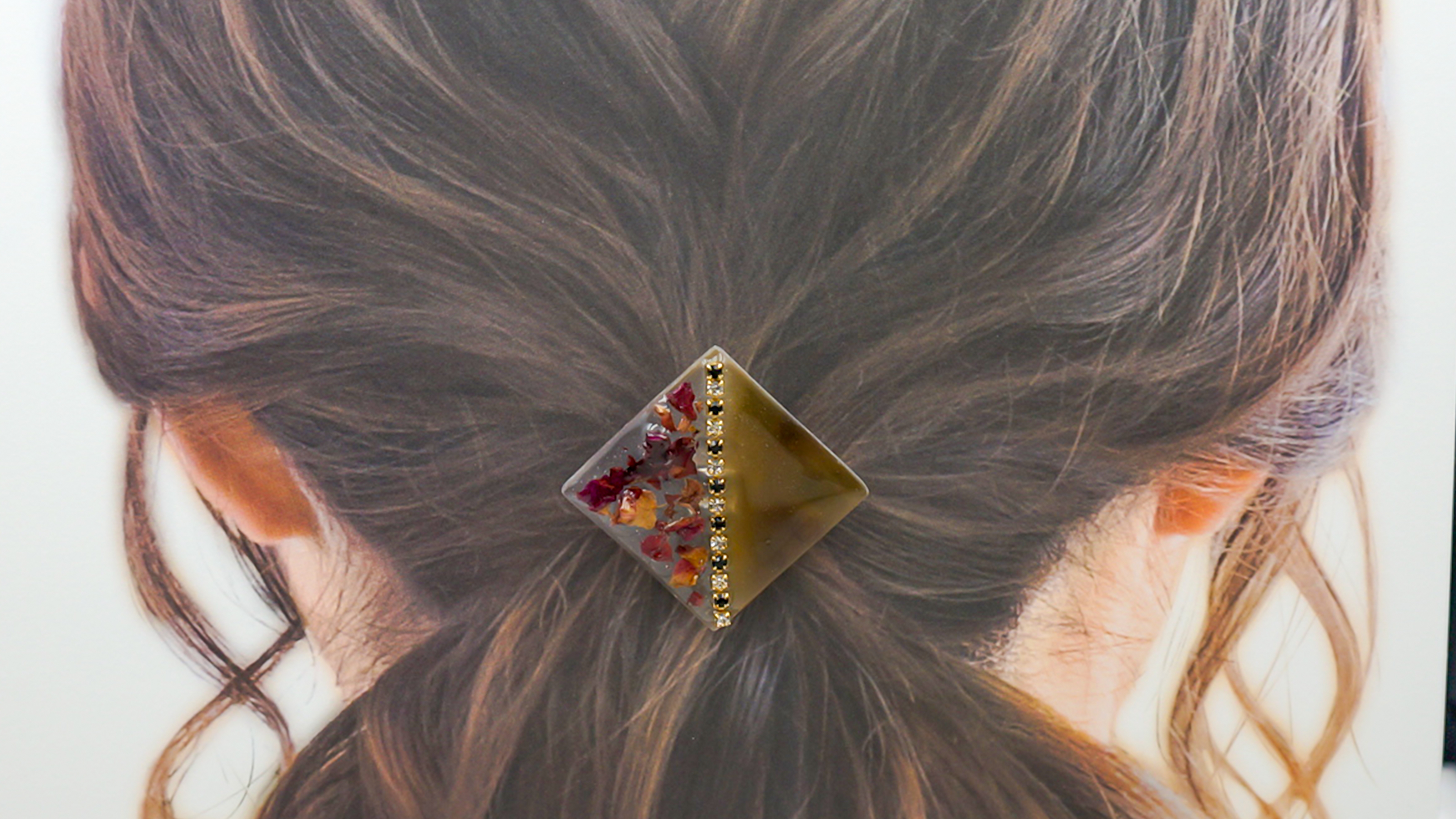 ローズバイカラー𓂃𓈒𓏸ヘアゴムの画像3