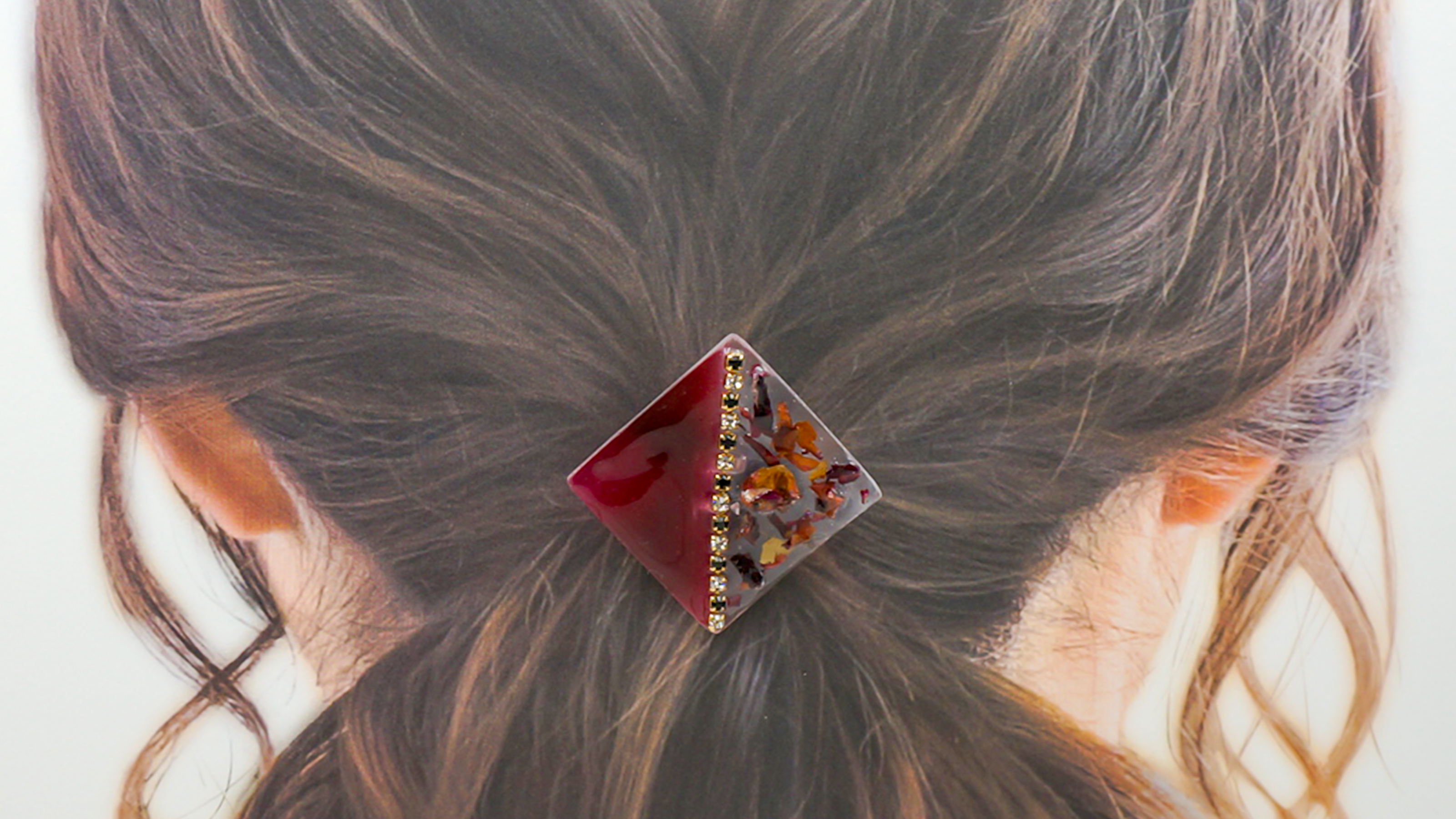 ローズバイカラー𓂃𓈒𓏸ヘアゴムの画像4