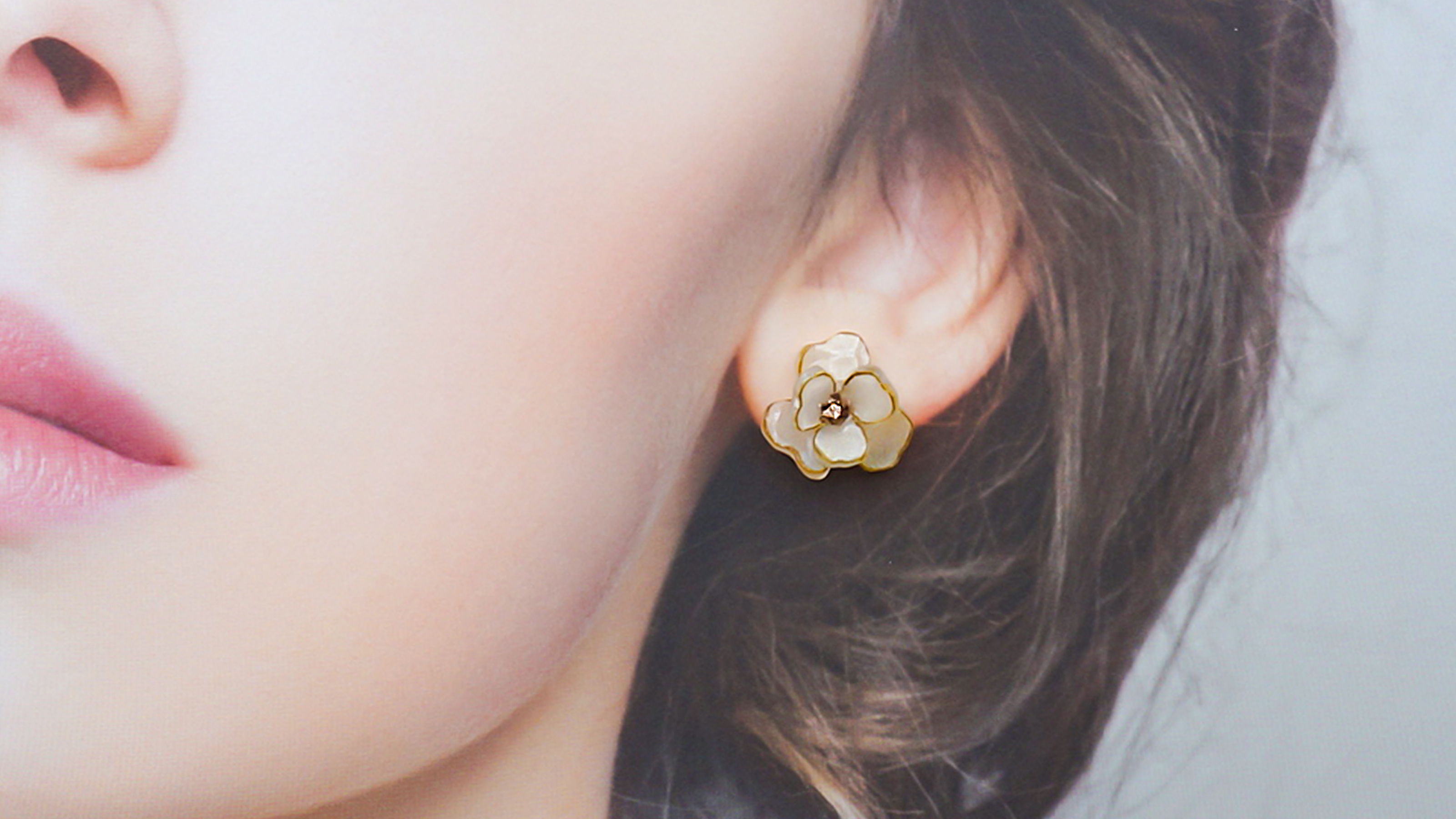 小さなアンティークフラワー𓂃𓈒𓏸ピアス･イヤリングの画像3