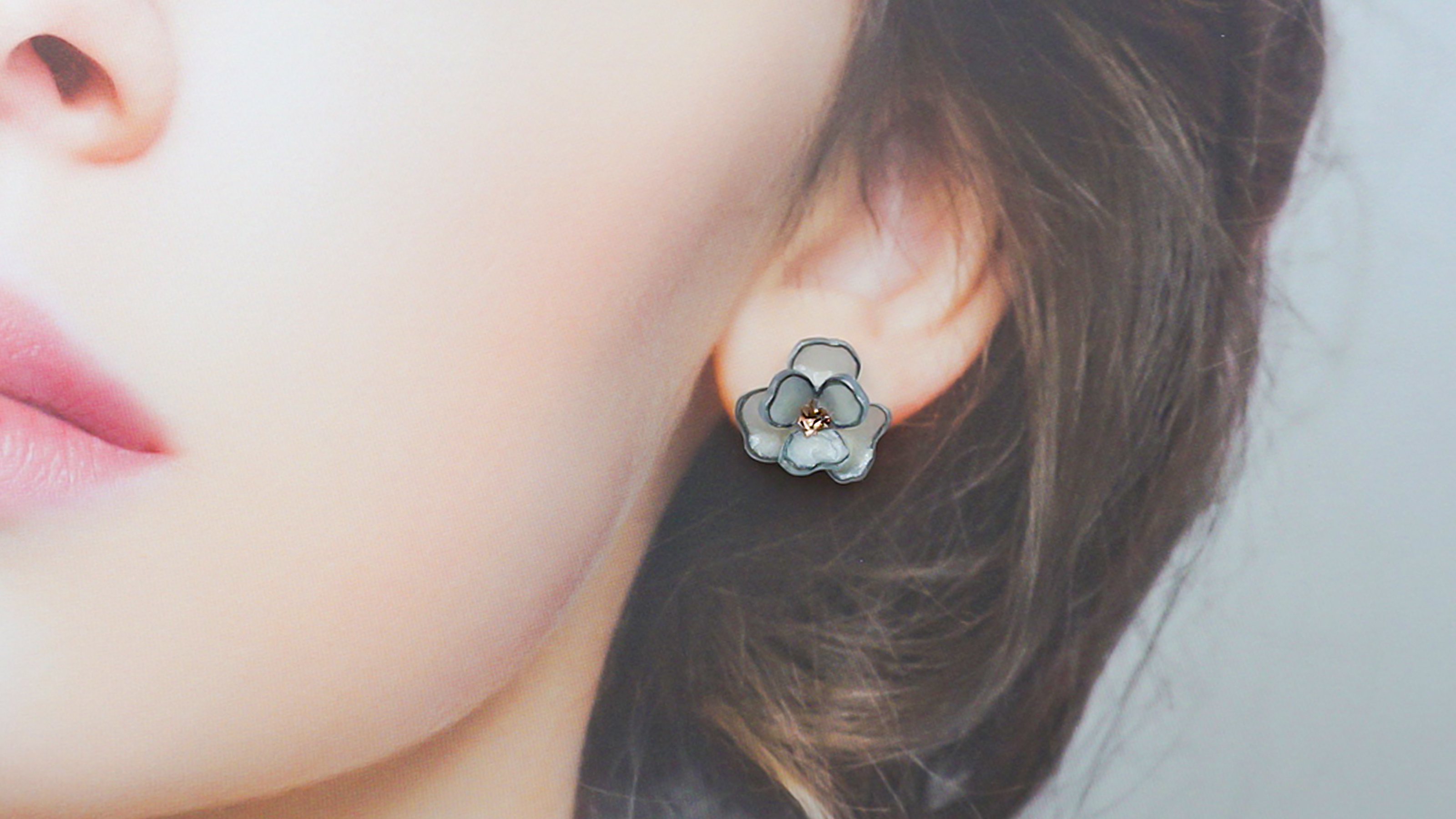 小さなアンティークフラワー𓂃𓈒𓏸ピアス･イヤリングの画像4