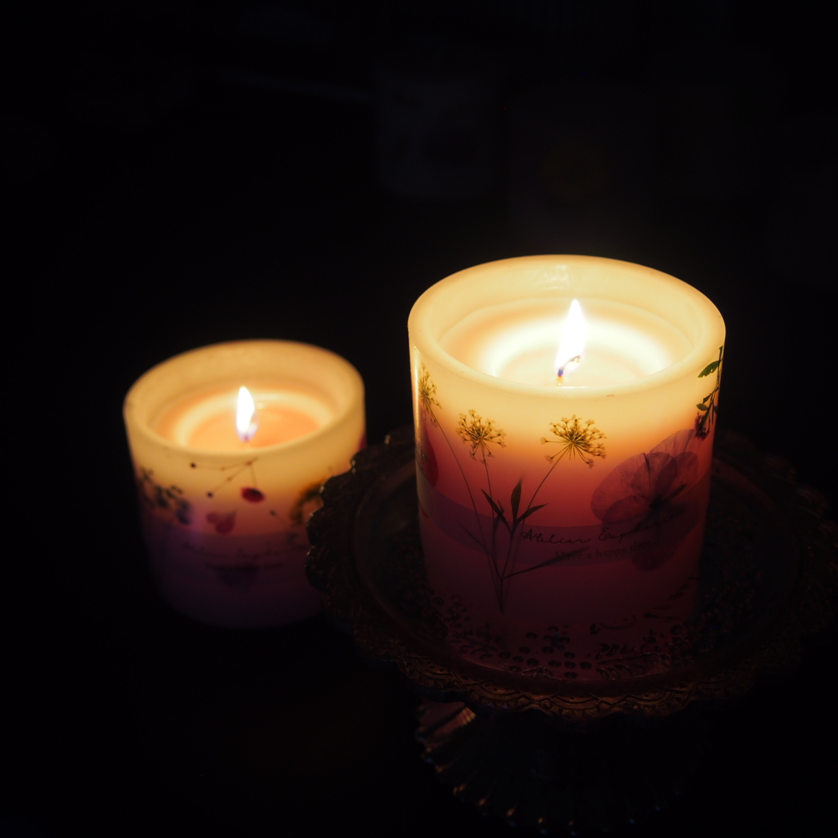 ◆春待ちキャンドル◆　ガーベラが主役のボタニカルキャンドル　ウェディング/プレゼント/お祝いや感謝の気持ちに・・・の画像7