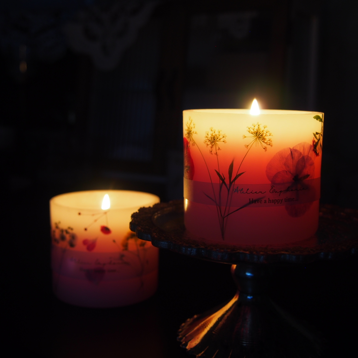 ◆春待ちキャンドル◆　スプリングカラーのボタニカルキャンドル　ウェディング/プレゼント/お祝いや感謝の気持ちに・・・の画像6