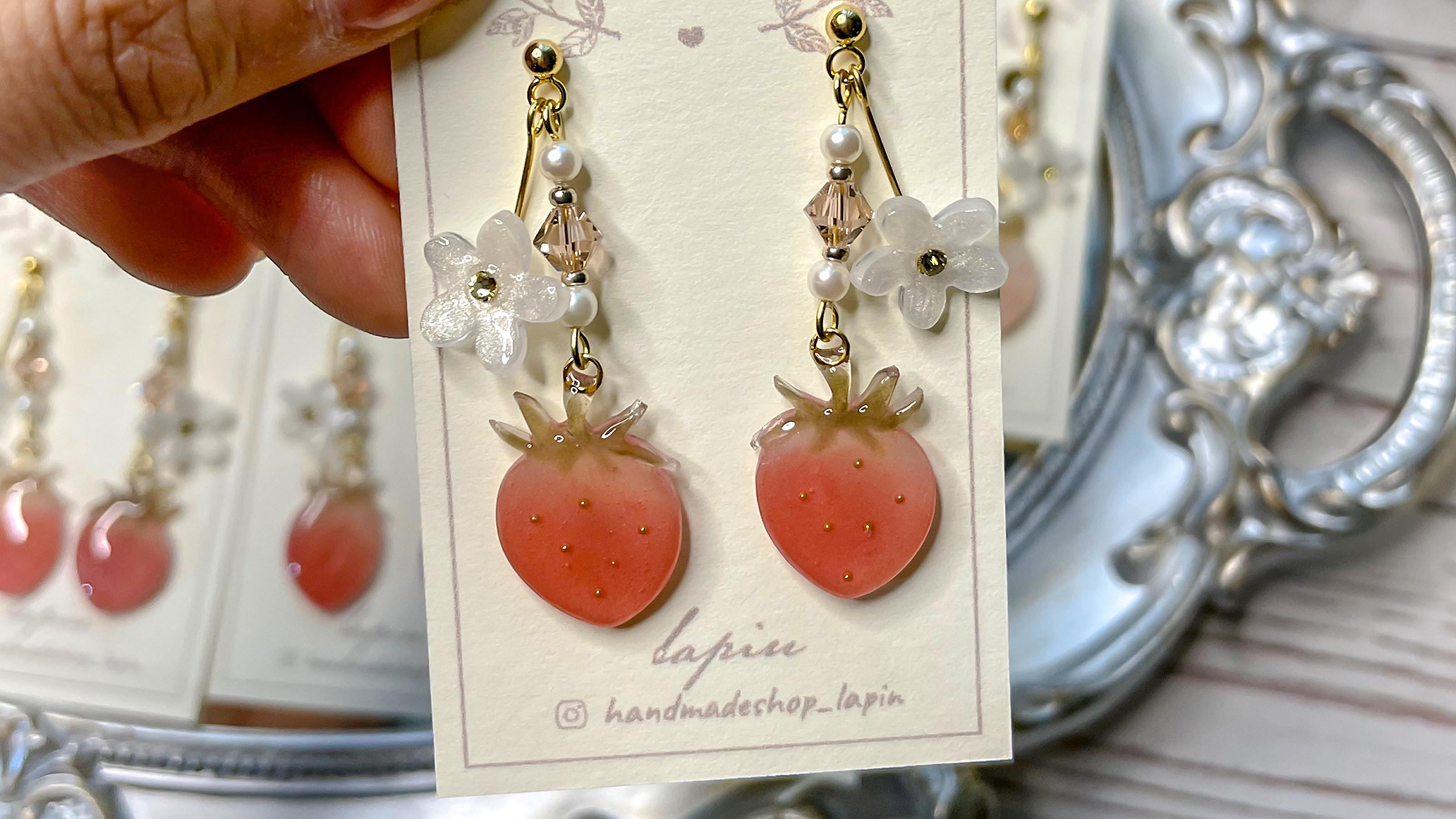 いちご𓂃𓈒𓏸ピアス･イヤリングの画像2