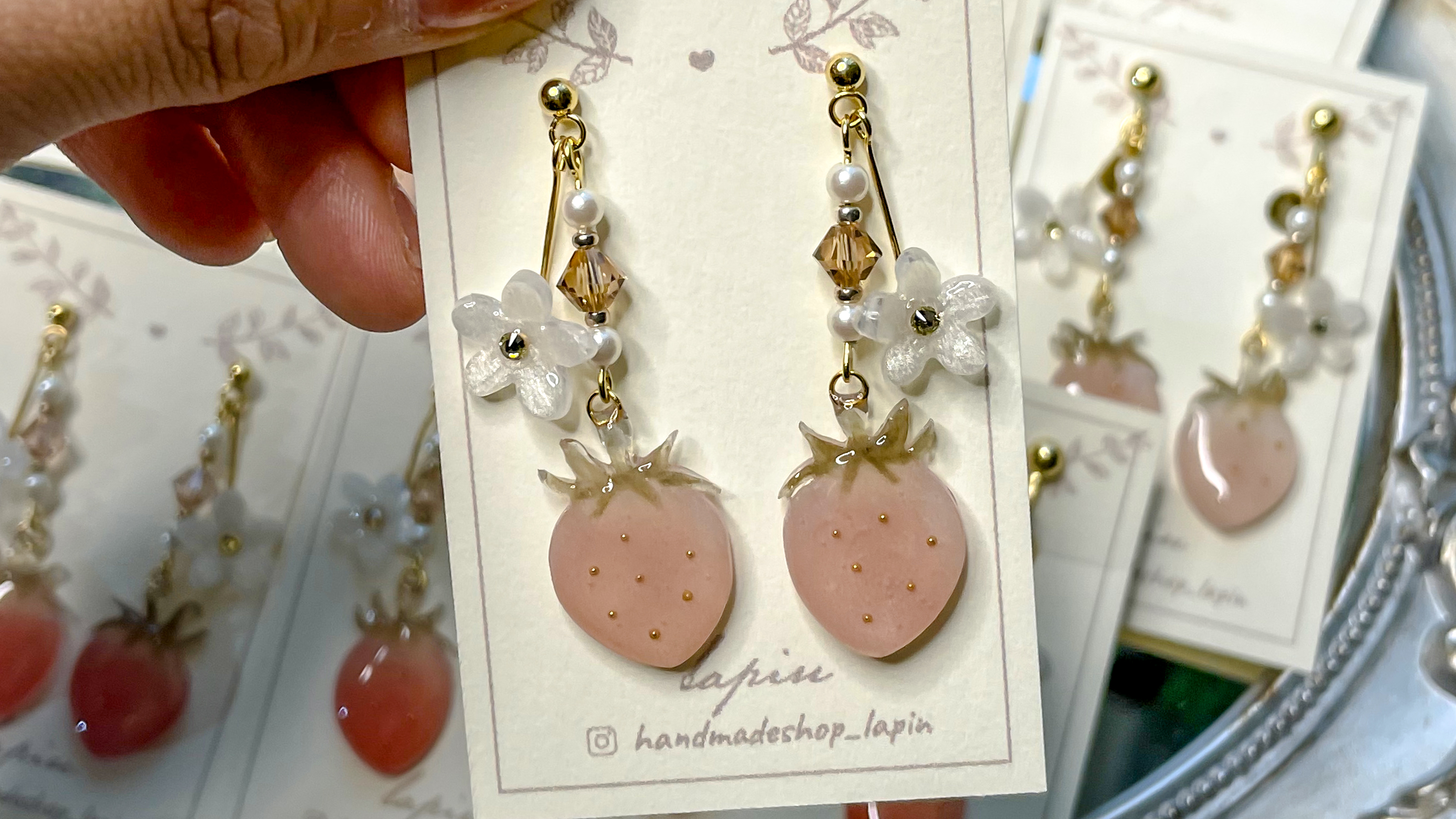 いちご𓂃𓈒𓏸ピアス･イヤリングの画像3