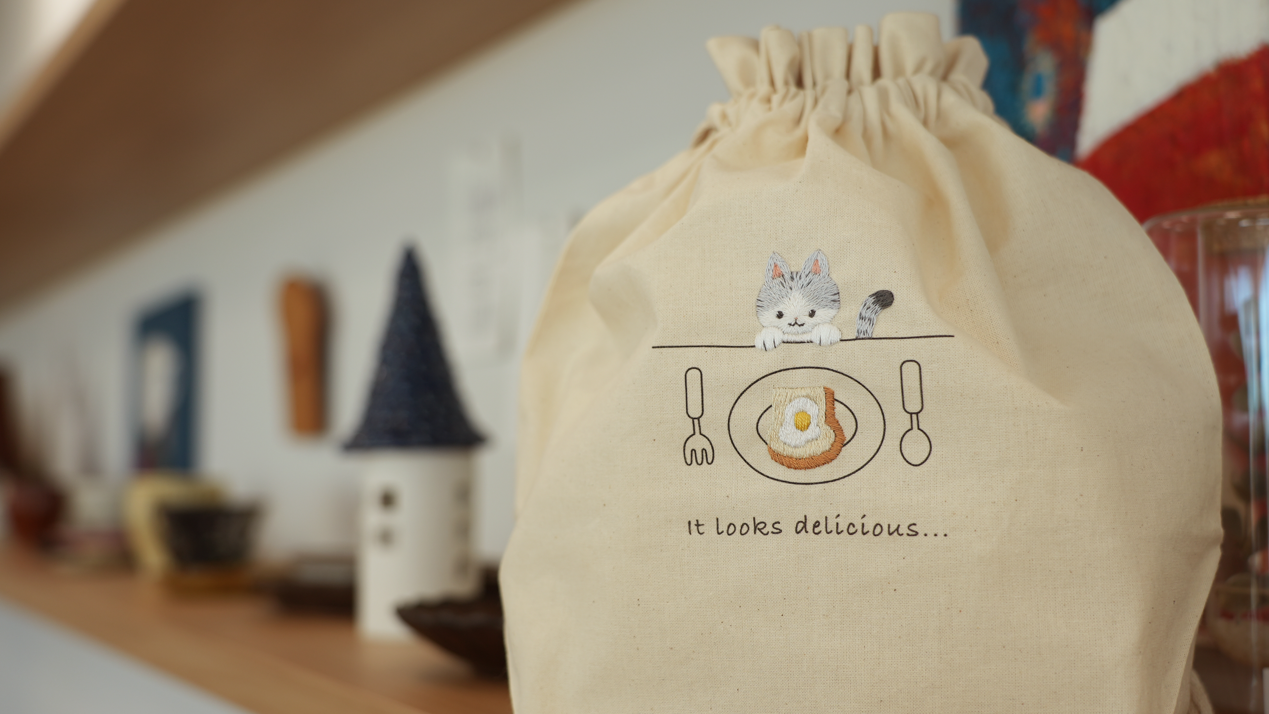 刺繍体験「動物刺繍で作る、巾着バッグコース」の紹介画像3