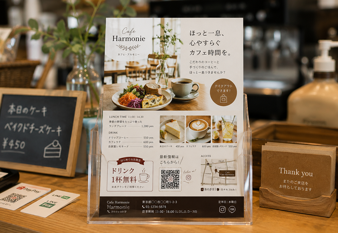 作ったチラシを成果につなげる活用法の画像