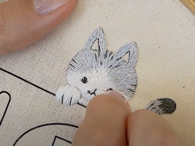 図案写し不要！プリント生地で気軽にスタート