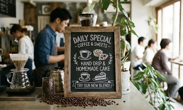 黒板POPは最強の販促ツール