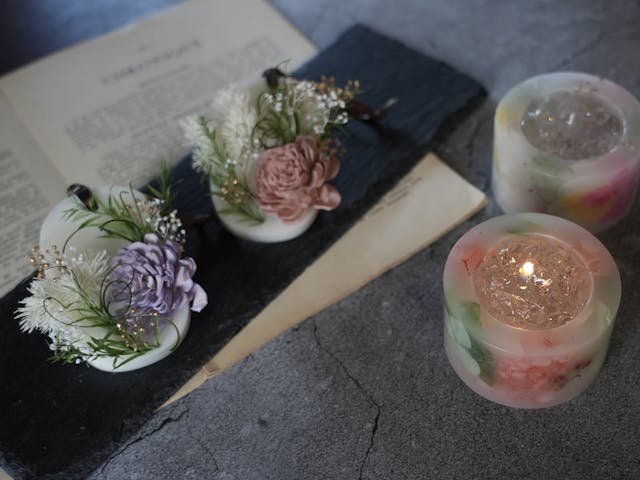 飾って楽しむ、灯して癒される。
2つのボタニカル作品にチャレンジ