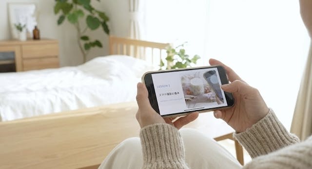 自分のペースで何度も繰り返し学べる