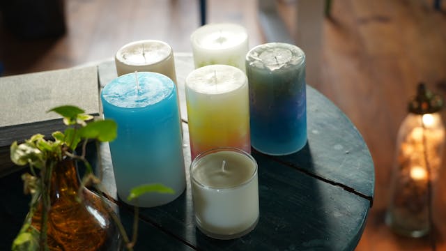 「6つ」のキャンドル作品にチャレンジ！