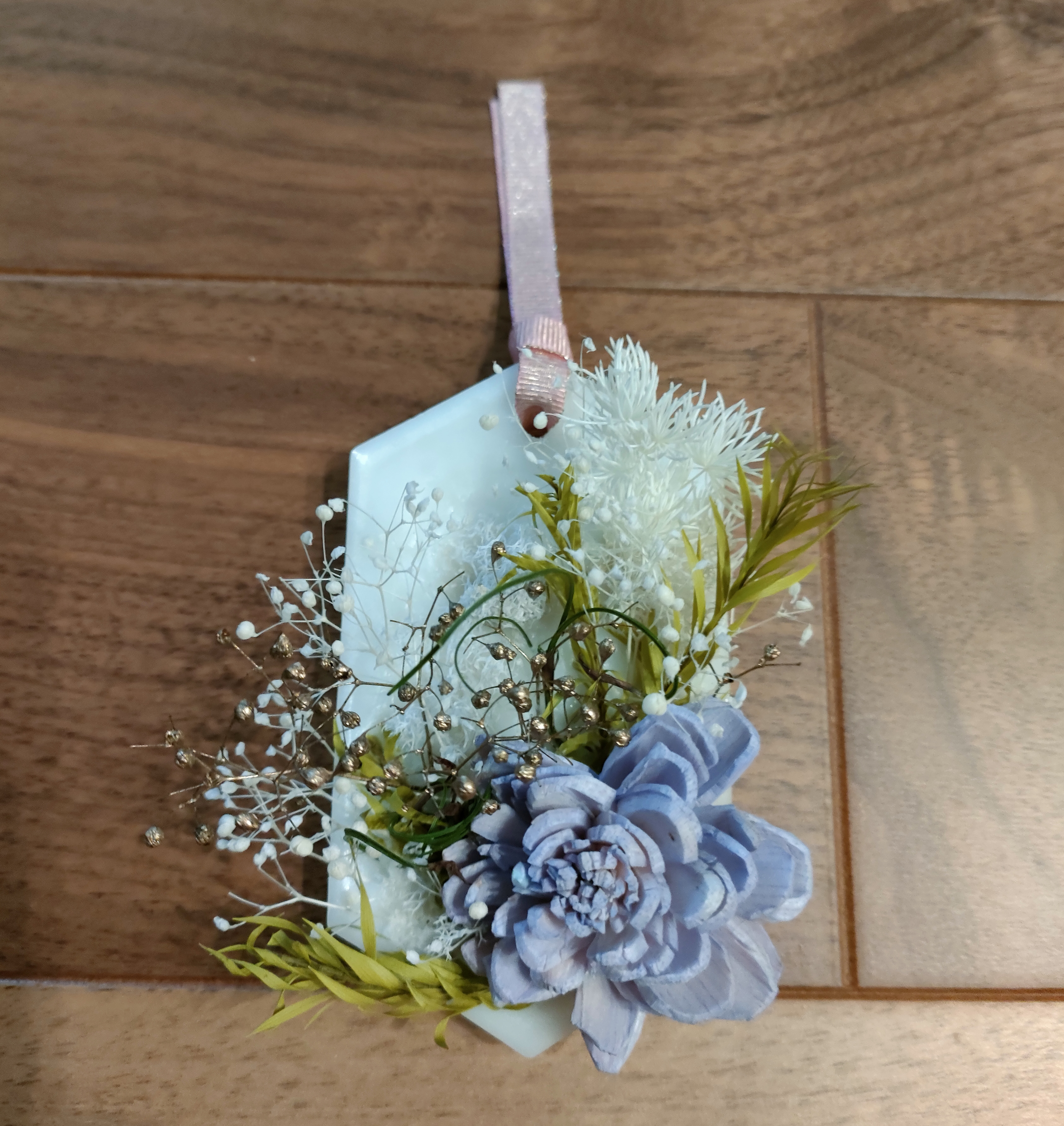 キャンドル体験「癒しのボタニカルキャンドルコース(2種)」を受講したしんさんの作品