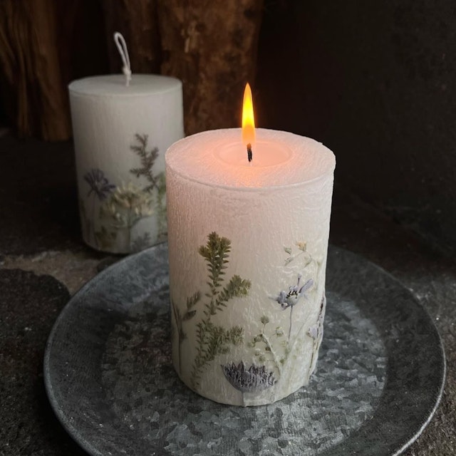 ボタニカルキャンドルの作り方【氷柱】を受講したyuragi24さんの作品