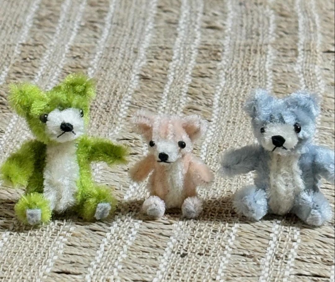 猫と音符のアルファベットサンプラーで学ぶ、クロスステッチの基礎講座を受講したくますけさんの作品