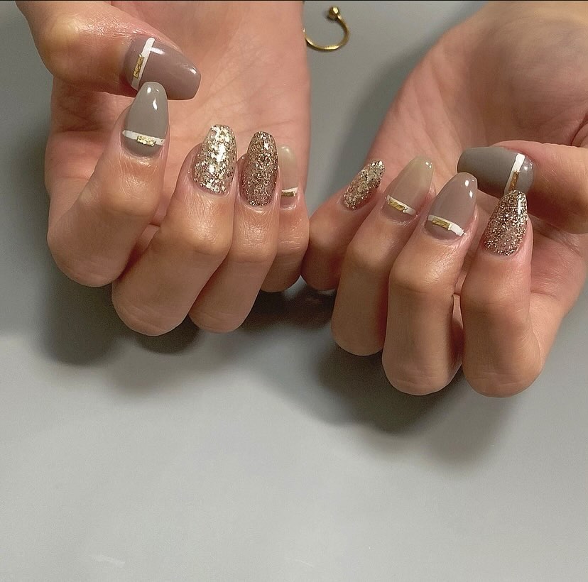 chulanail 猛特訓講座 ～ ニュアンスアート＆基礎ネイル 完全マスター〜を受講したzutti nailさんの作品