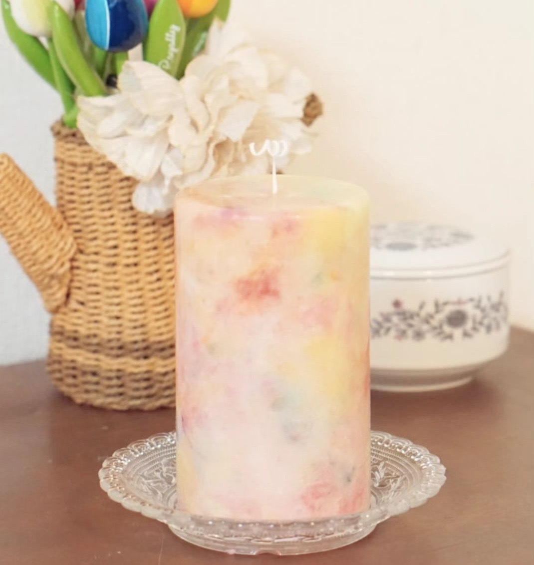 紙バンドでつくる 石畳編みがま口ケースを受講したyuriさんの作品