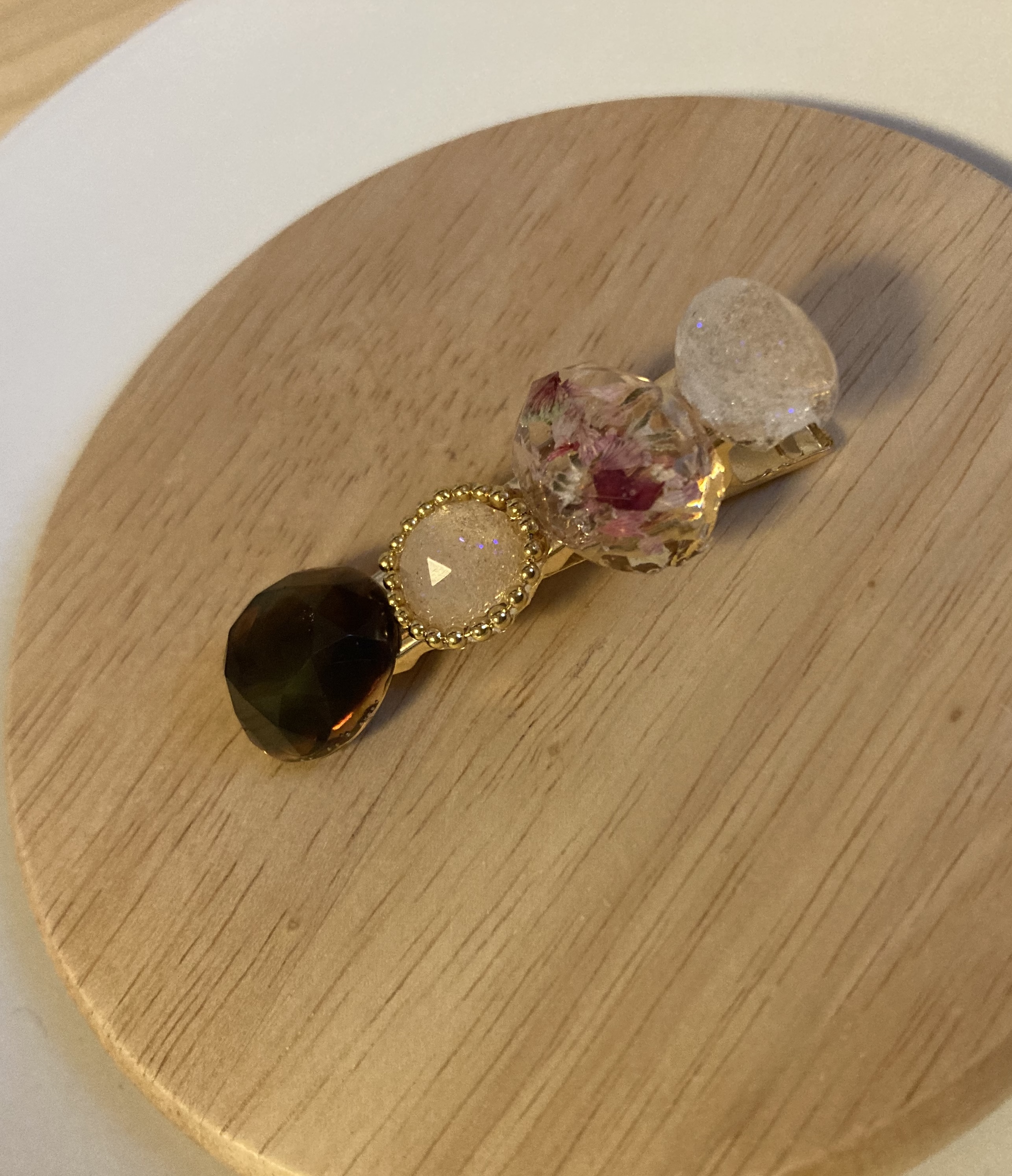 はじめてのUVレジンアクセサリー入門コースを受講したＹ.Ｏさんの作品