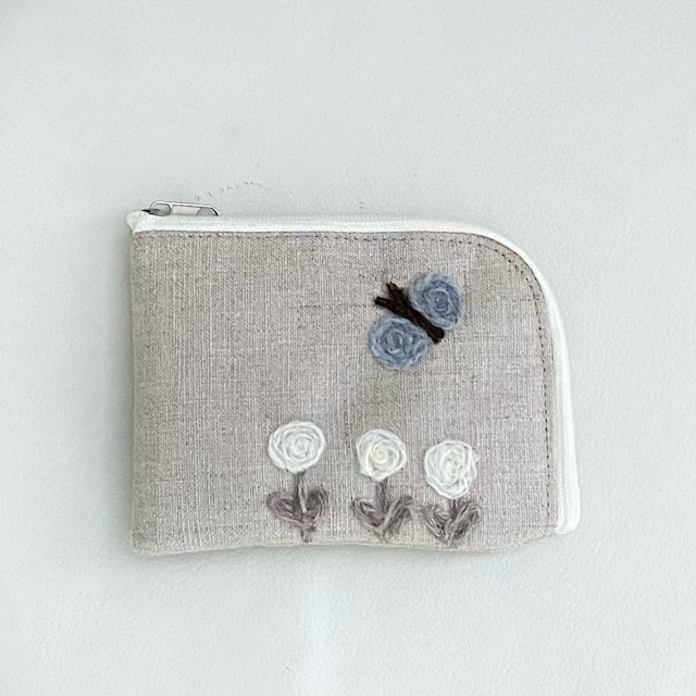 ミシン刺繍でつくる!はじめてのモチーフアイテム講座を受講したzumiさんの作品