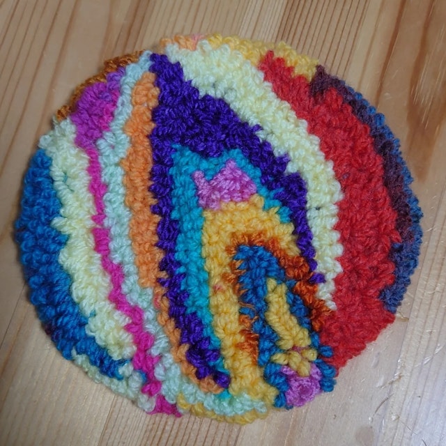 はじめてのニードルパンチ・マスター講座【日本パンチニードル協会認定あり】を受講したモグモグさんの作品