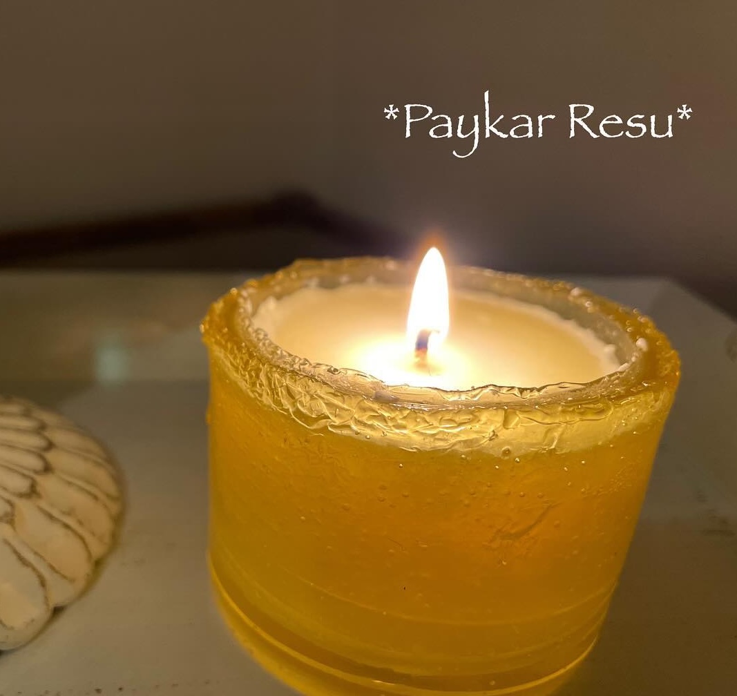 クリスタルグラスキャンドルの作り方を受講したPaykar Resuさんの作品